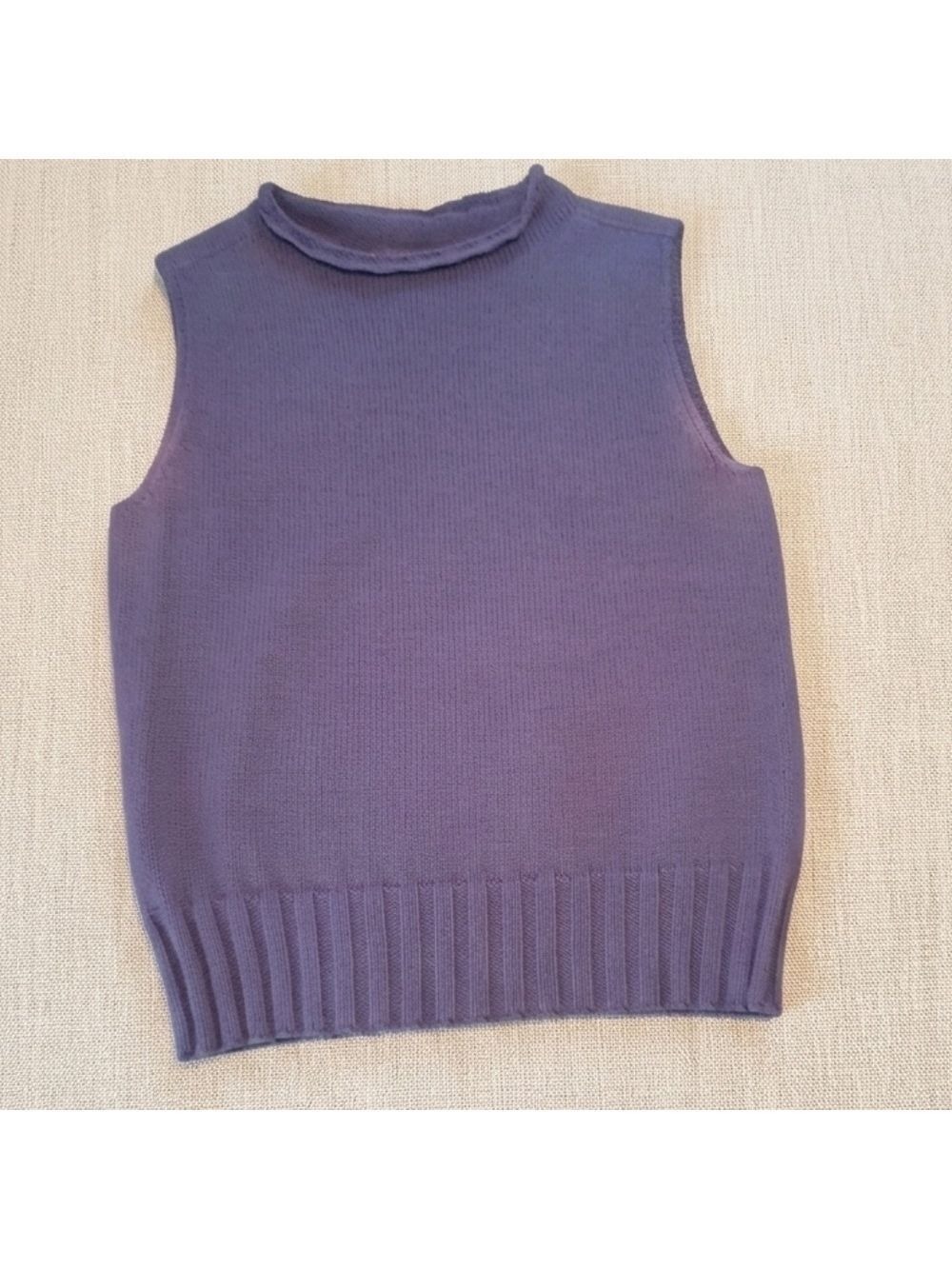 Banana Republic Blue Violet Cotton Knit Top Size Small - Picture 1 of 4